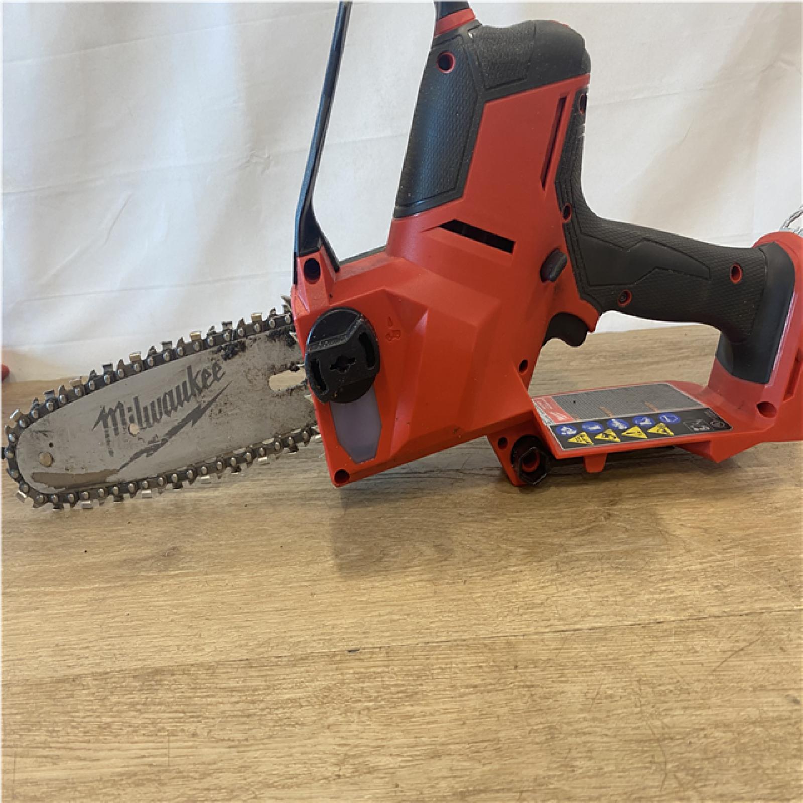 AS-IS Milwaukee FUEL 18V Lithium-Ion Brushless Cordless 8 in. HATCHET Pruning Saw (Tool-Only)