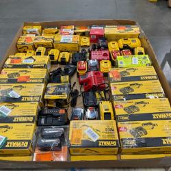 DALLAS LOCATION - AS-IS BATTERY AND CHARGERS PALLET