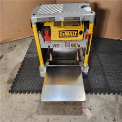 HOUSTON LOCATION - AS-IS DEWALT 15 Amp Corded 12.5 in. Bench Planer
