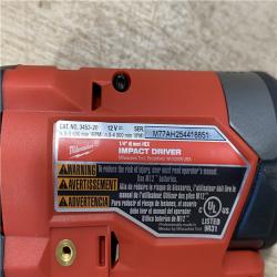 AS-IS Milwaukee FUEL 12-Volt Lithium-Ion Brushless Cordless Hammer Drill and Impact Driver Combo Kit