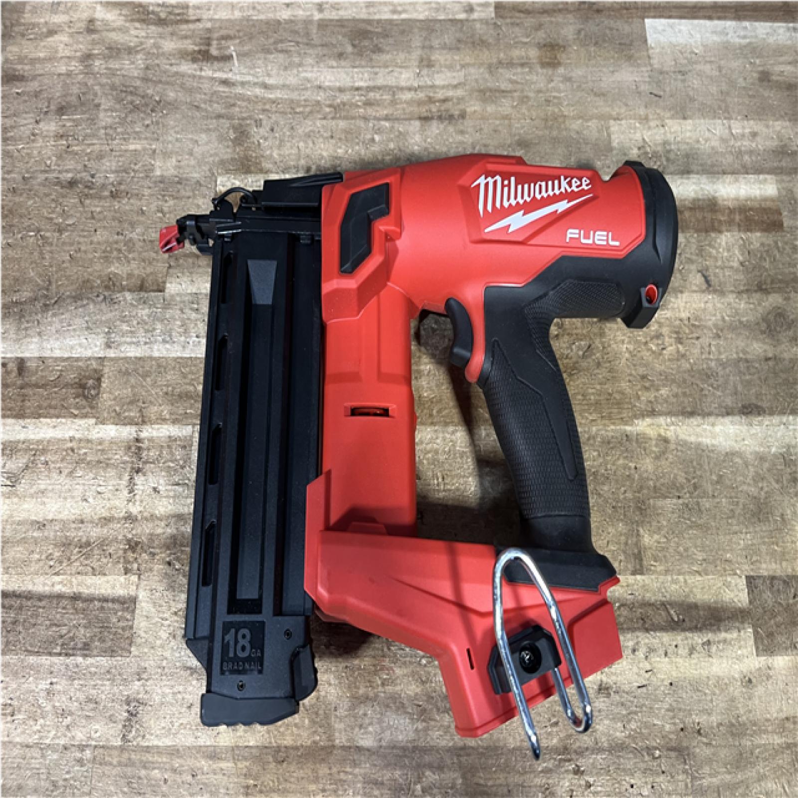 Houston Location AS-IS Milwaukee FUEL 18-Volt Lithium-Ion Brushless Cordless Gen II 18-Gauge Brad Nailer (Tool-Only)