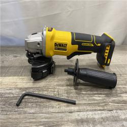AS-IS DEWALT 20V MAX Cordless Brushless 4-1/2 in. Angle Grinder with Paddle Switch (Tool Only)