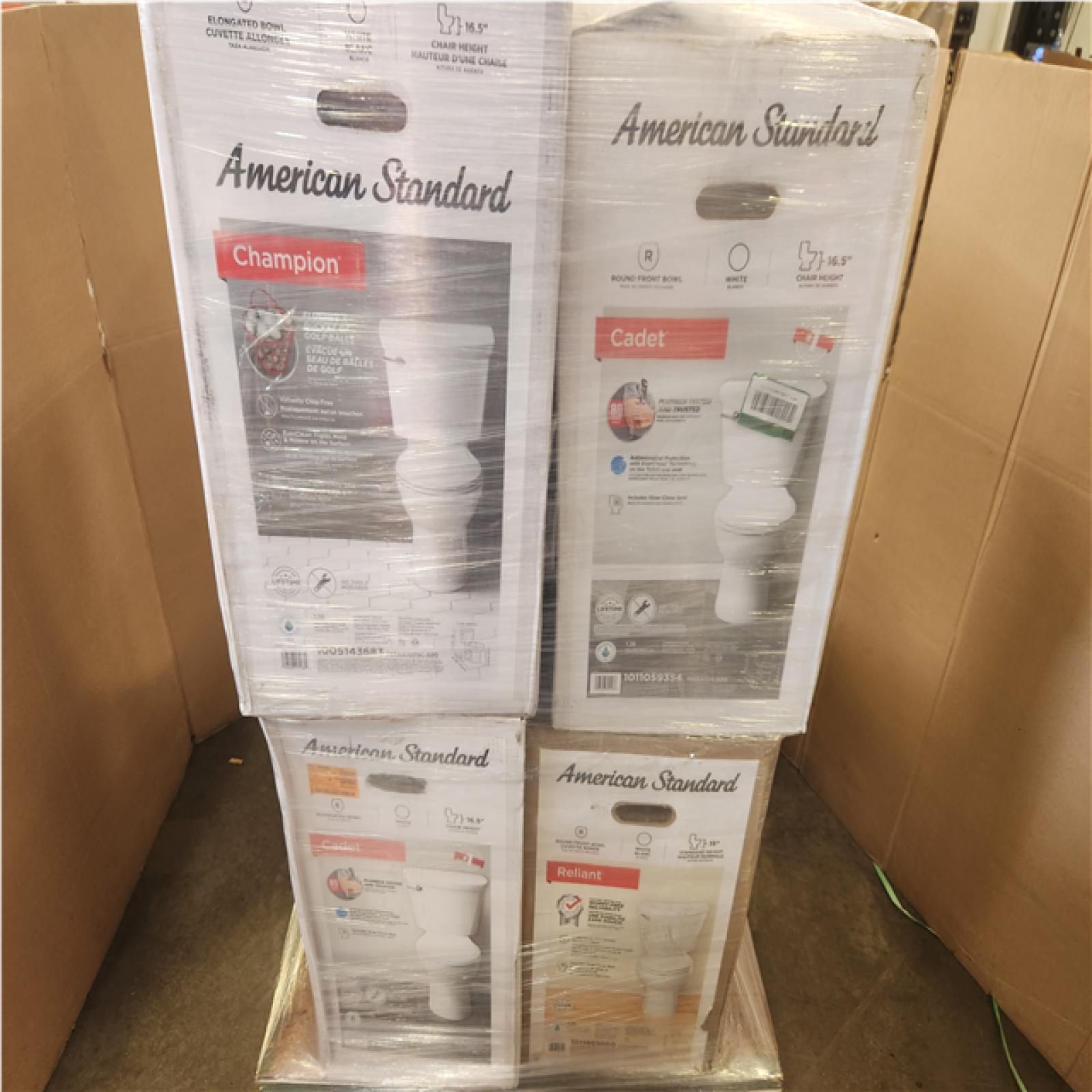 Phoenix AS-IS Mixed American Standard Toilet Pallet (5 Toilets)