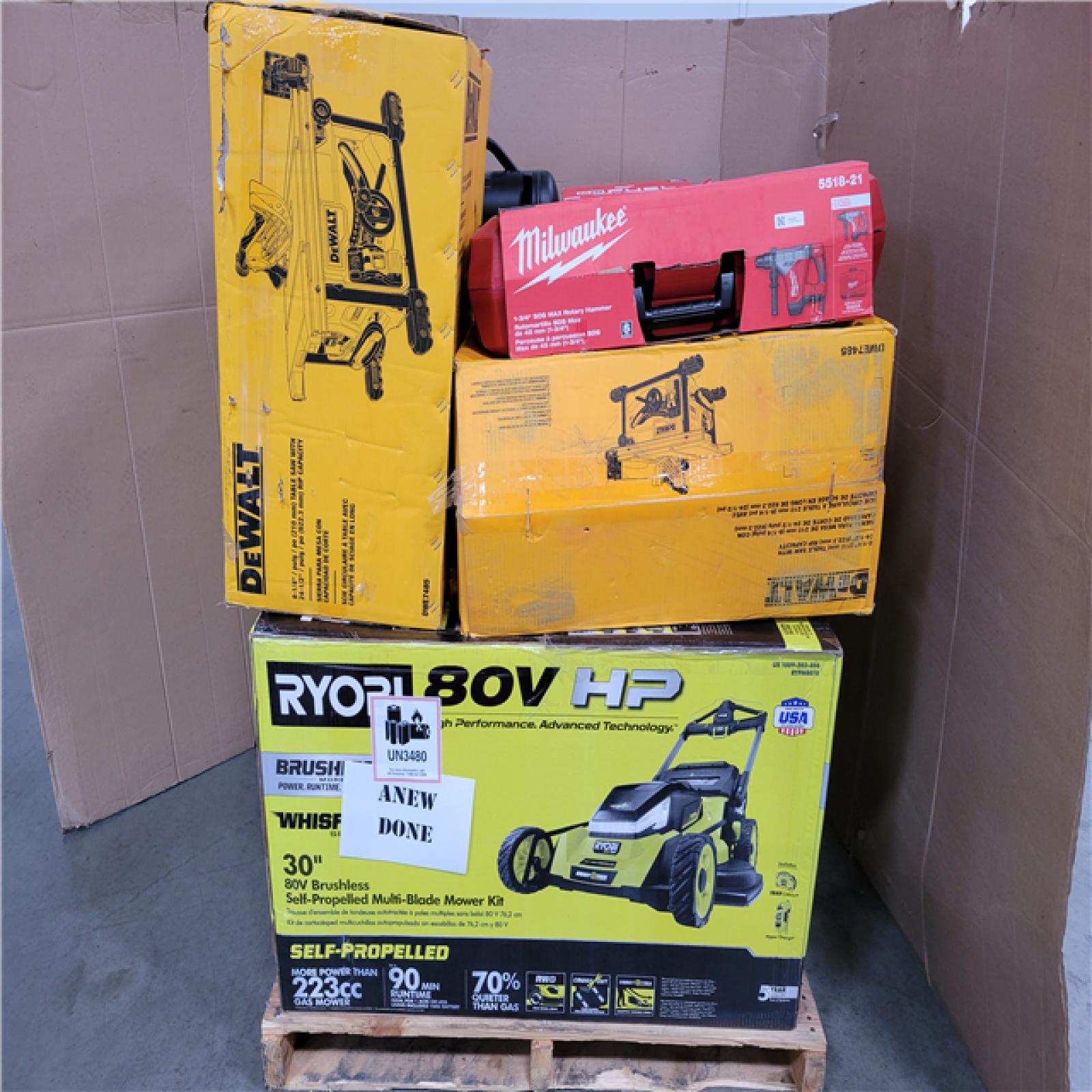 CALIFORNIA AS-IS TOOL PALLET