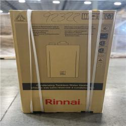 DALLAS LOCATION- AS-IS RINNAI Sensei High Efficiency 11 GPM 199,000 BTU Natural Gas/Propane Tankless Water Heater w/ Recirculating Pump