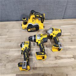 HOUSTON LOCATION - AS-IS DEWALT 4 TOOL COMBO