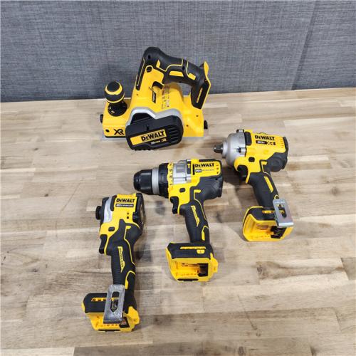HOUSTON LOCATION - AS-IS DEWALT 4 TOOL COMBO
