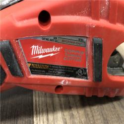 AS-IS Milwaukee M12 12V Lithium-Ion Cordless Copper Tubing Cutter (Tool-Only)