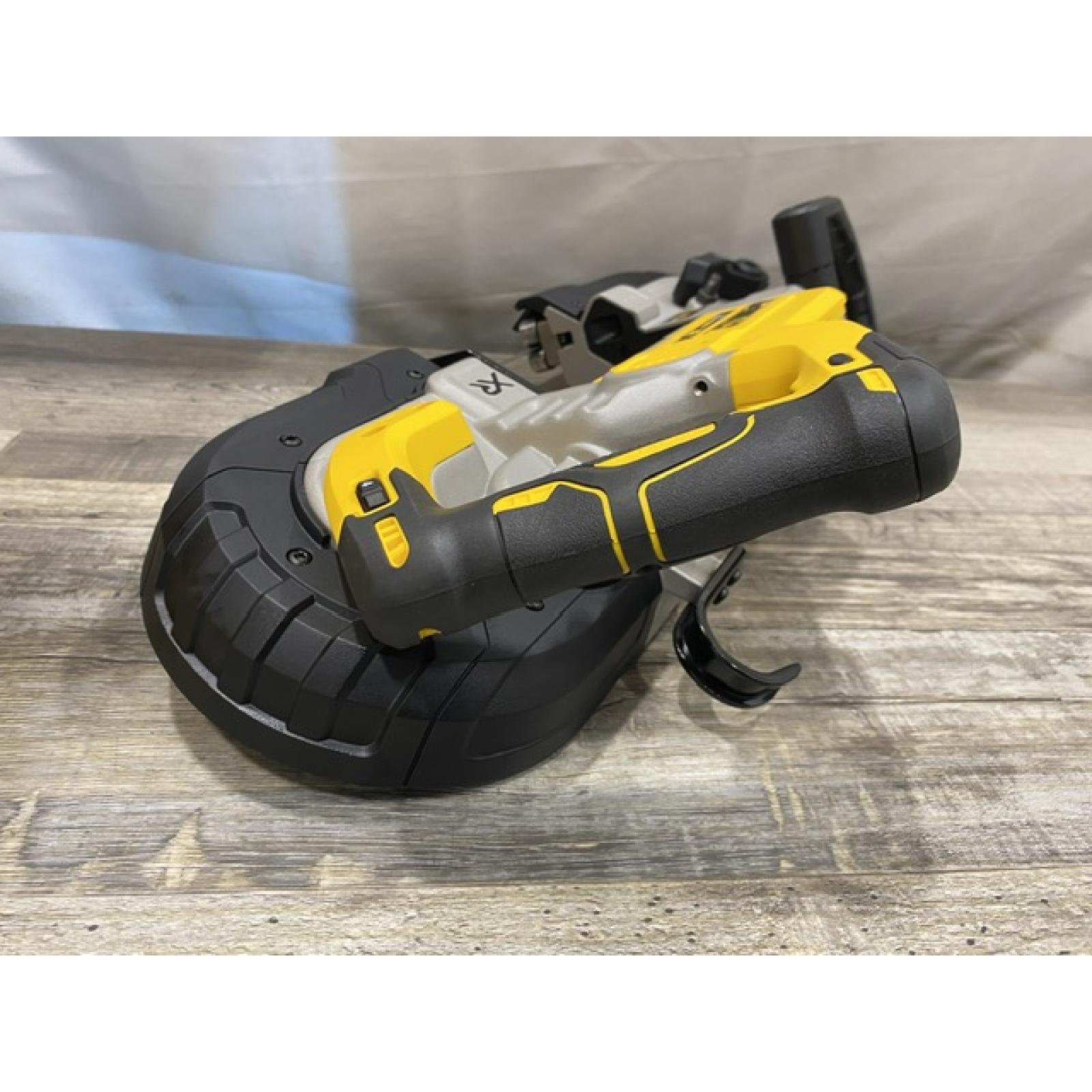 AS-IS DEWALT 20-Volt MAX Lithium-Ion Cordless Brushless Deep Cut Band Saw (Tool-Only)