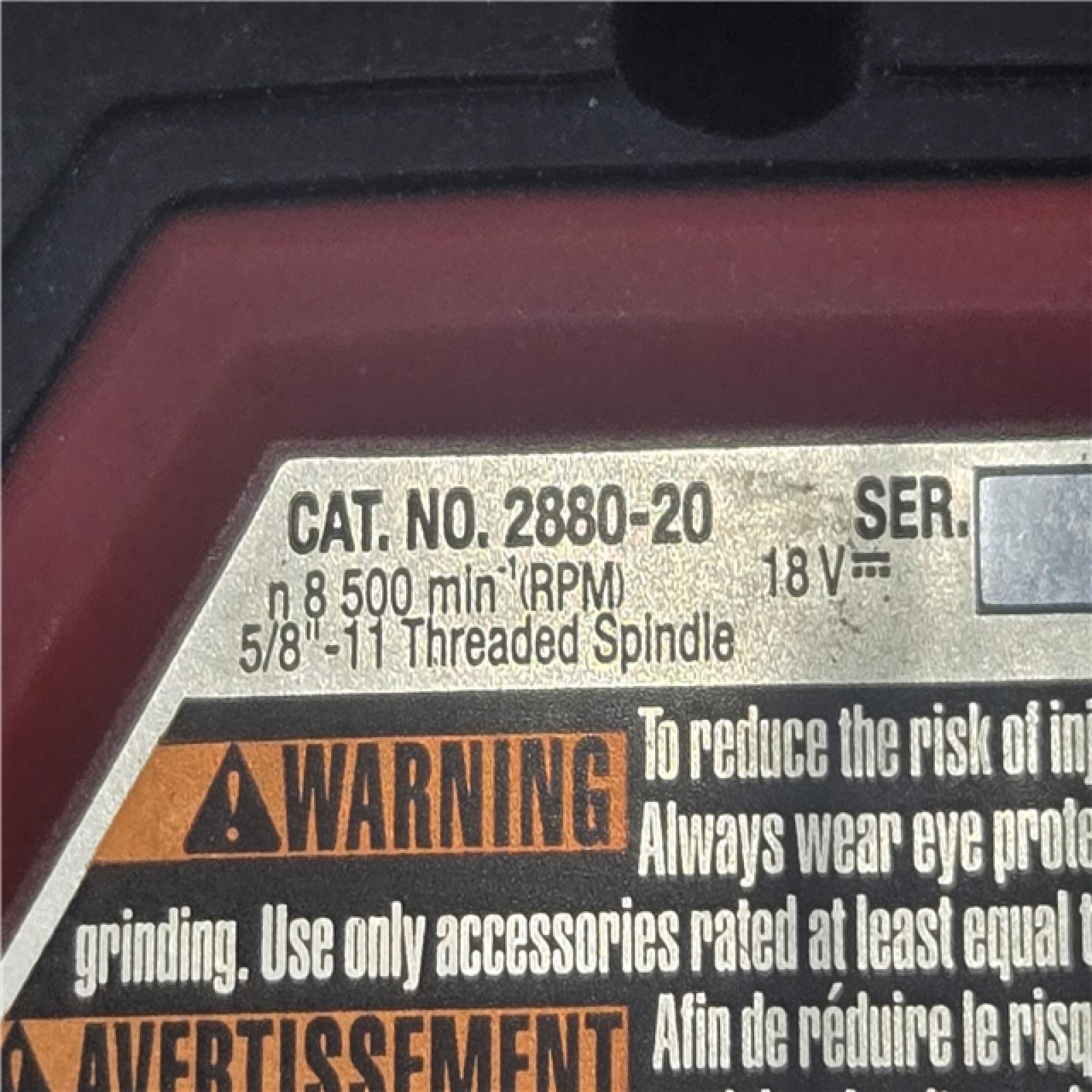 AS-IS Milwaukee FUEL 18V Cordless 4-1/2 in./5 in. Grinder (Tool-Only)