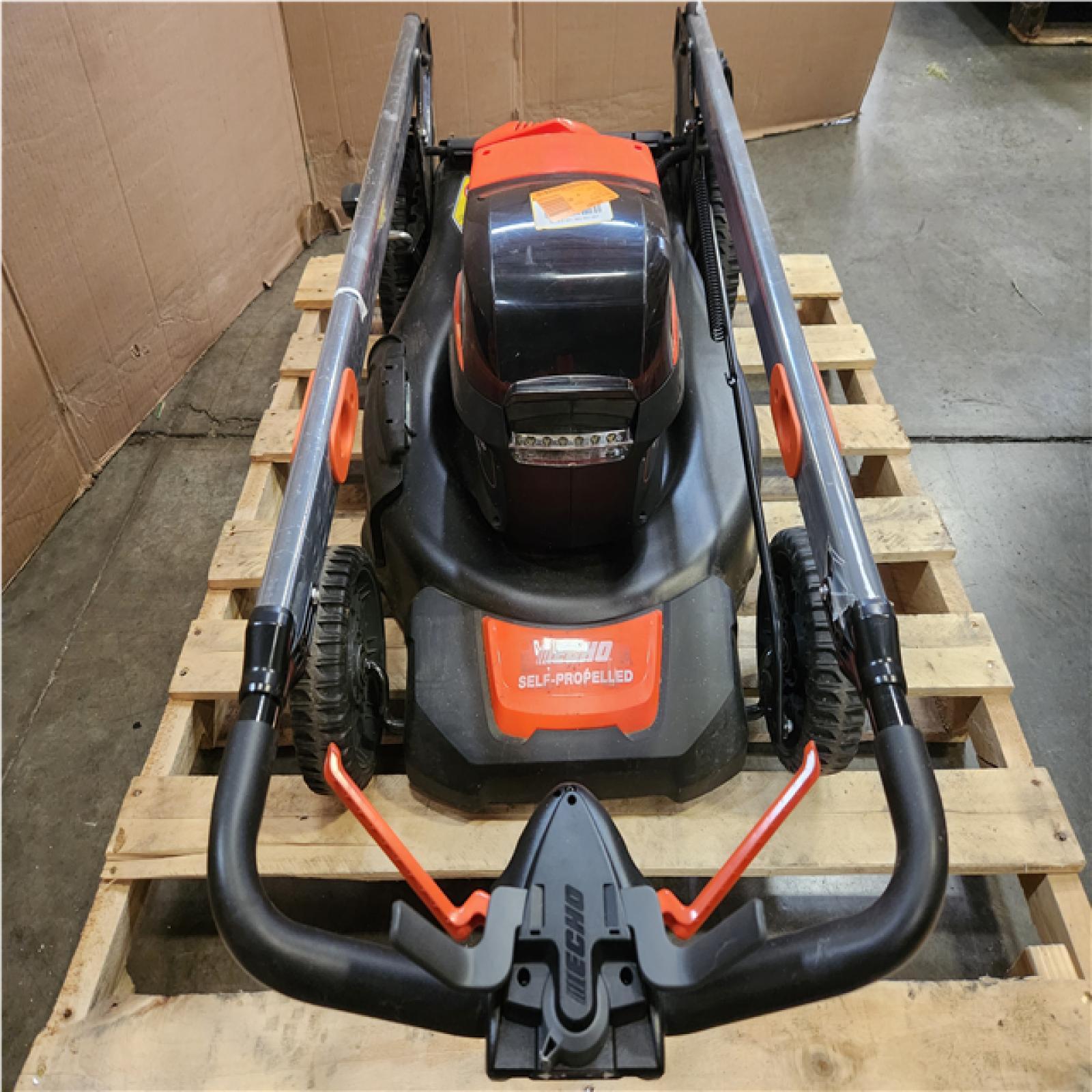 Phoenix USED ECHO 56V 21 in. Cordless Battery 3-in-1 Walk Behind Self-Propelled Lawn Mower w/ (2) 5Ah Batteries and Rapid Charger