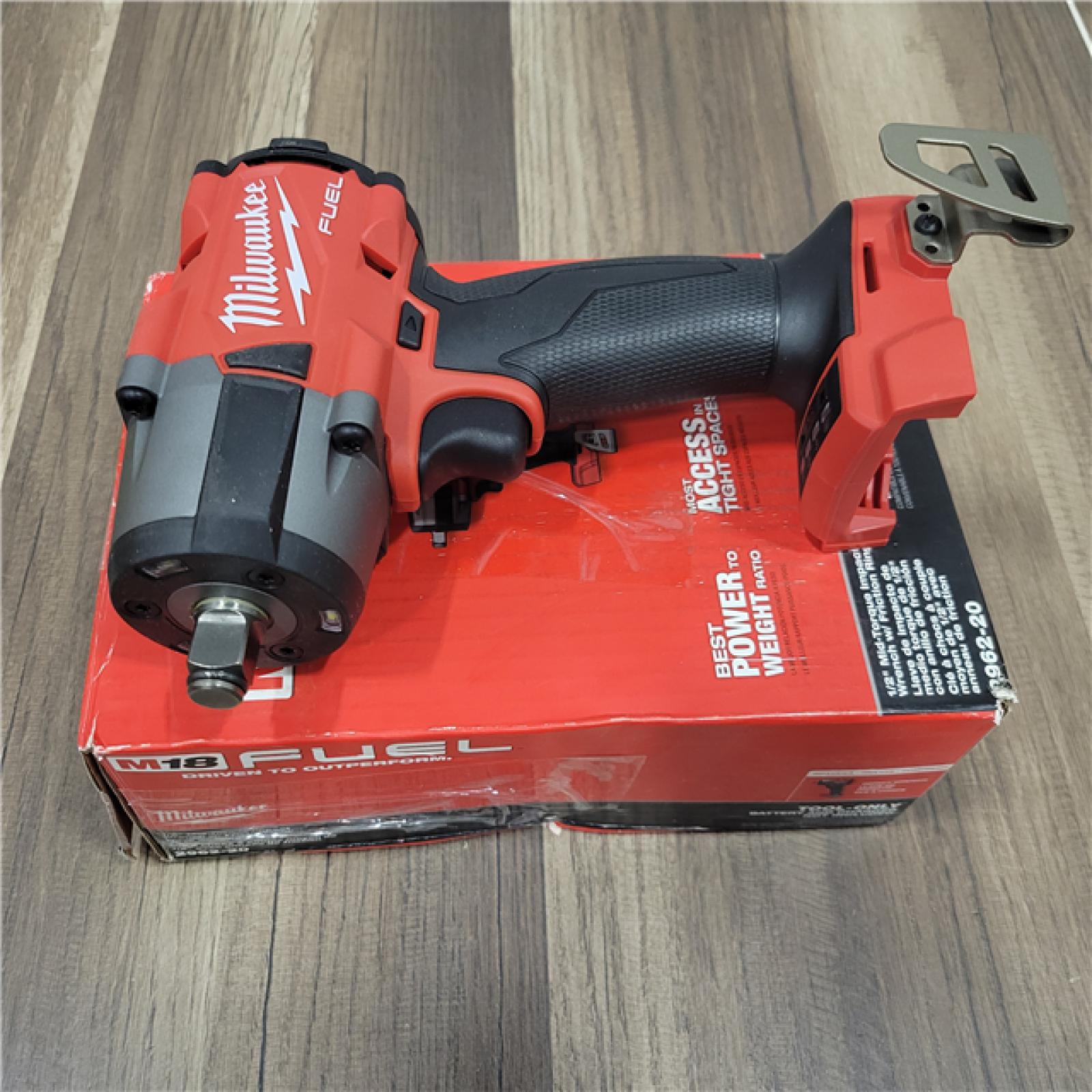 GOOD Milwaukee M18 18V Fuel 1/2  Mid-Torque Impact Wrench Cordless Lithium-Ion Brushless with Friction Ring 2962-20