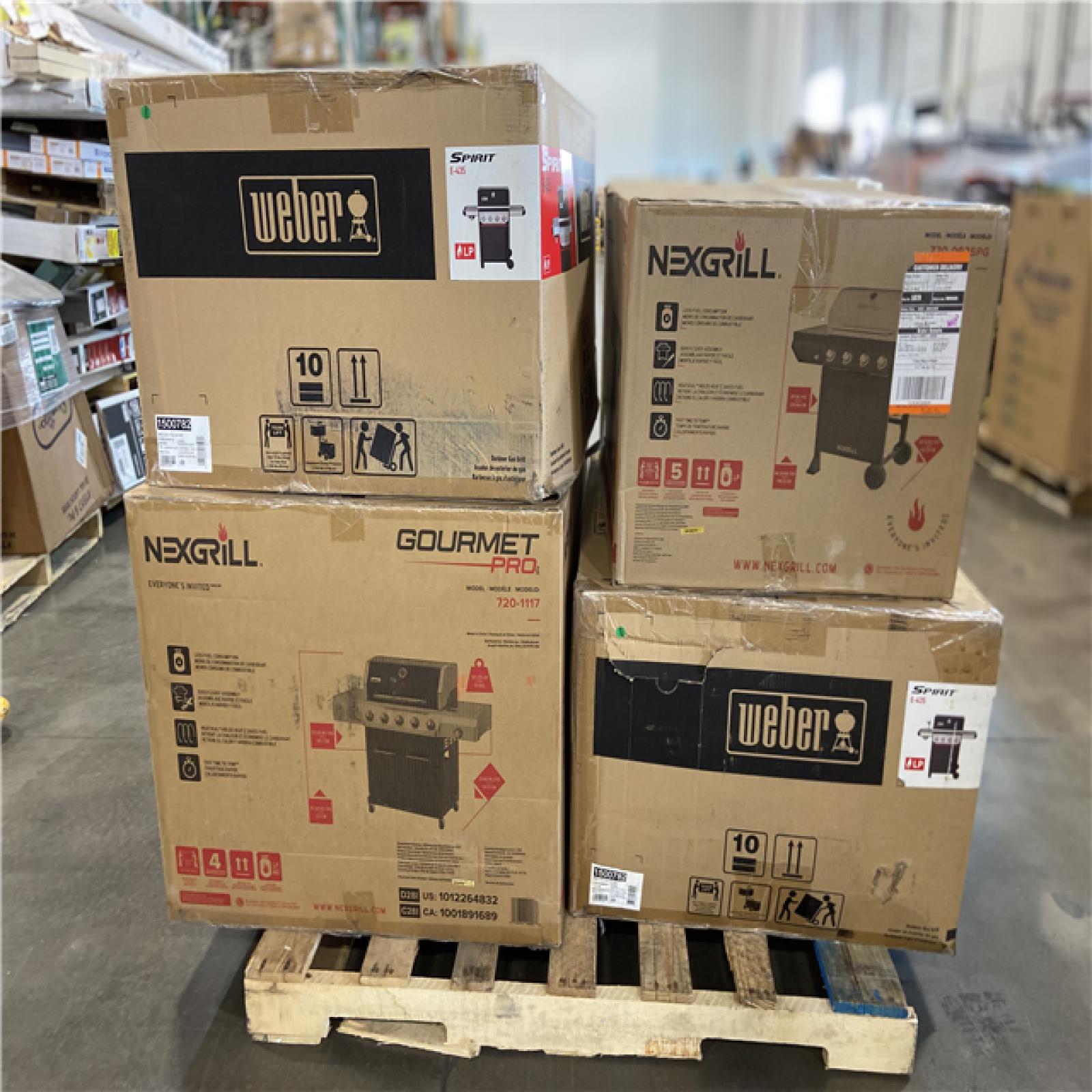 DALLAS LOCATION - MIXED GRILL PALLET - (4 UNITS)
