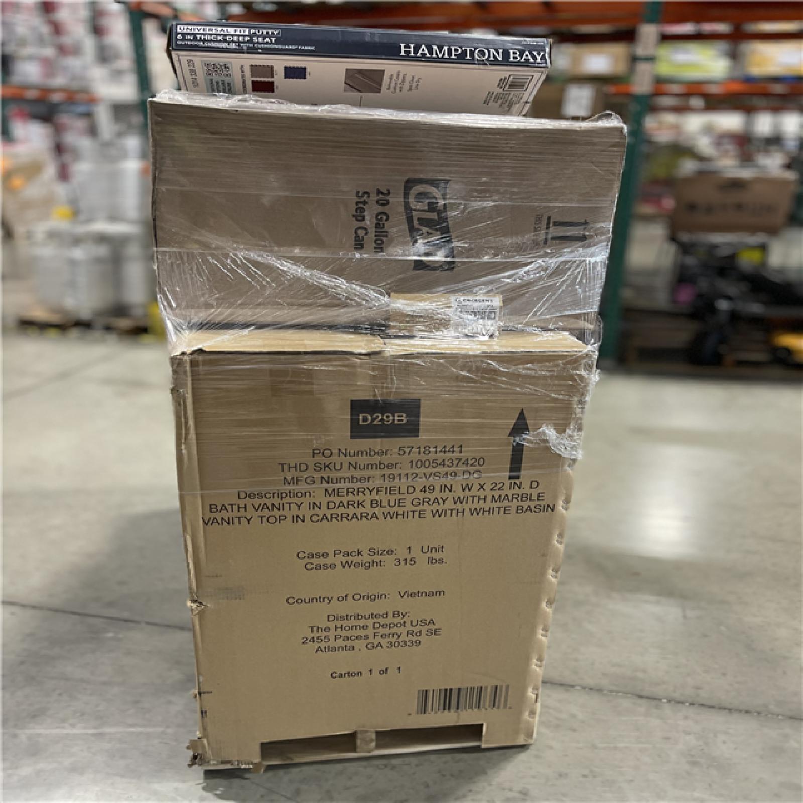 DALLAS LOCATION- AS-IS HOME IMPROVEMENT PALLET