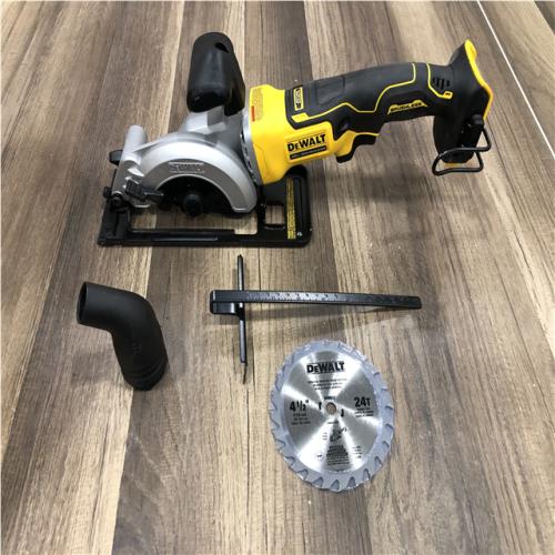 AS-IS DEWALT ATOMIC 20V MAX Cordless Brushless 4-1/2 in. Circular Saw (Tool Only)