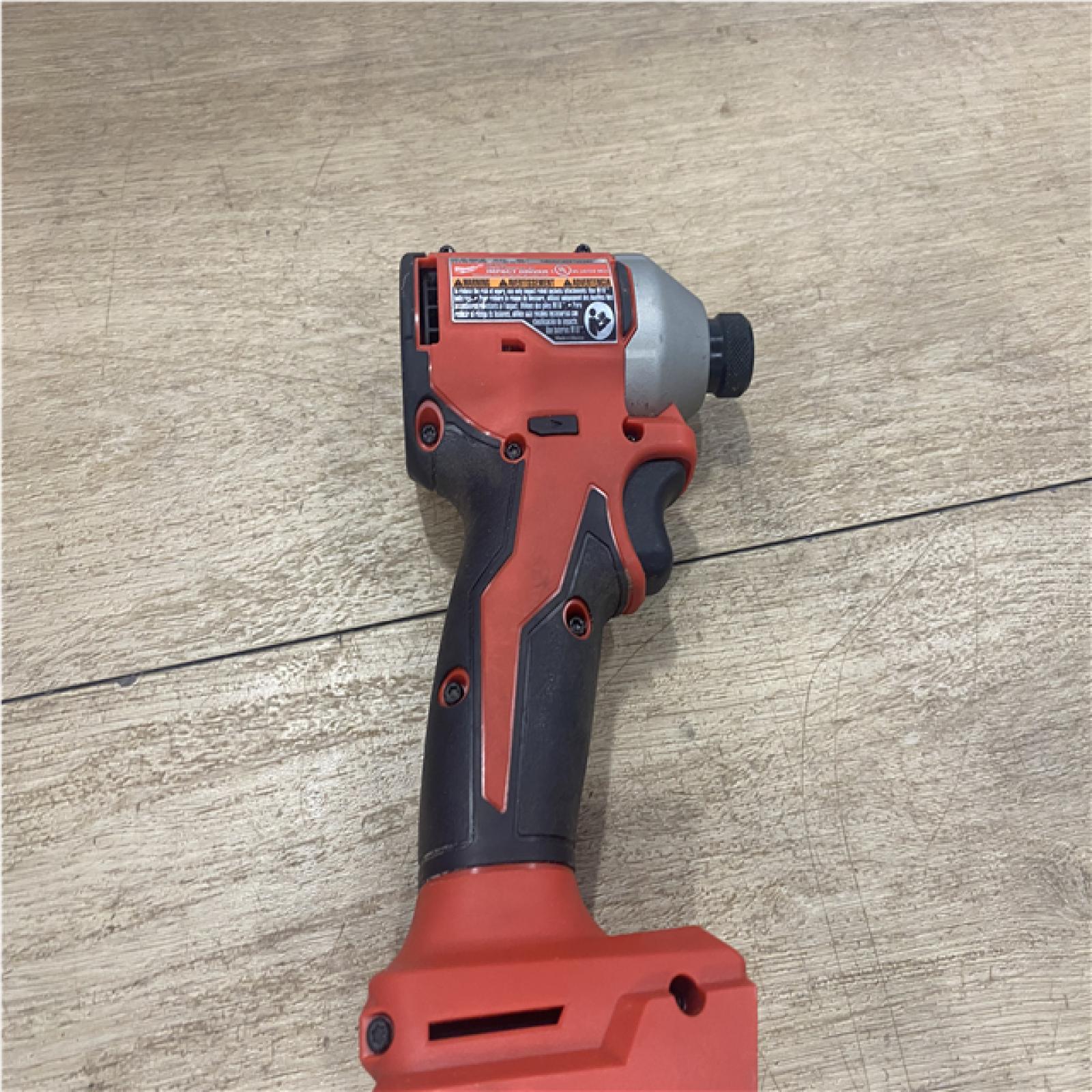 AS-IS Milwaukee  18V Lithium-Ion Brushless Cordless 1/4 in. Compact Impact Driver (Tool Only)