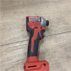 AS-IS Milwaukee  18V Lithium-Ion Brushless Cordless 1/4 in. Compact Impact Driver (Tool Only)