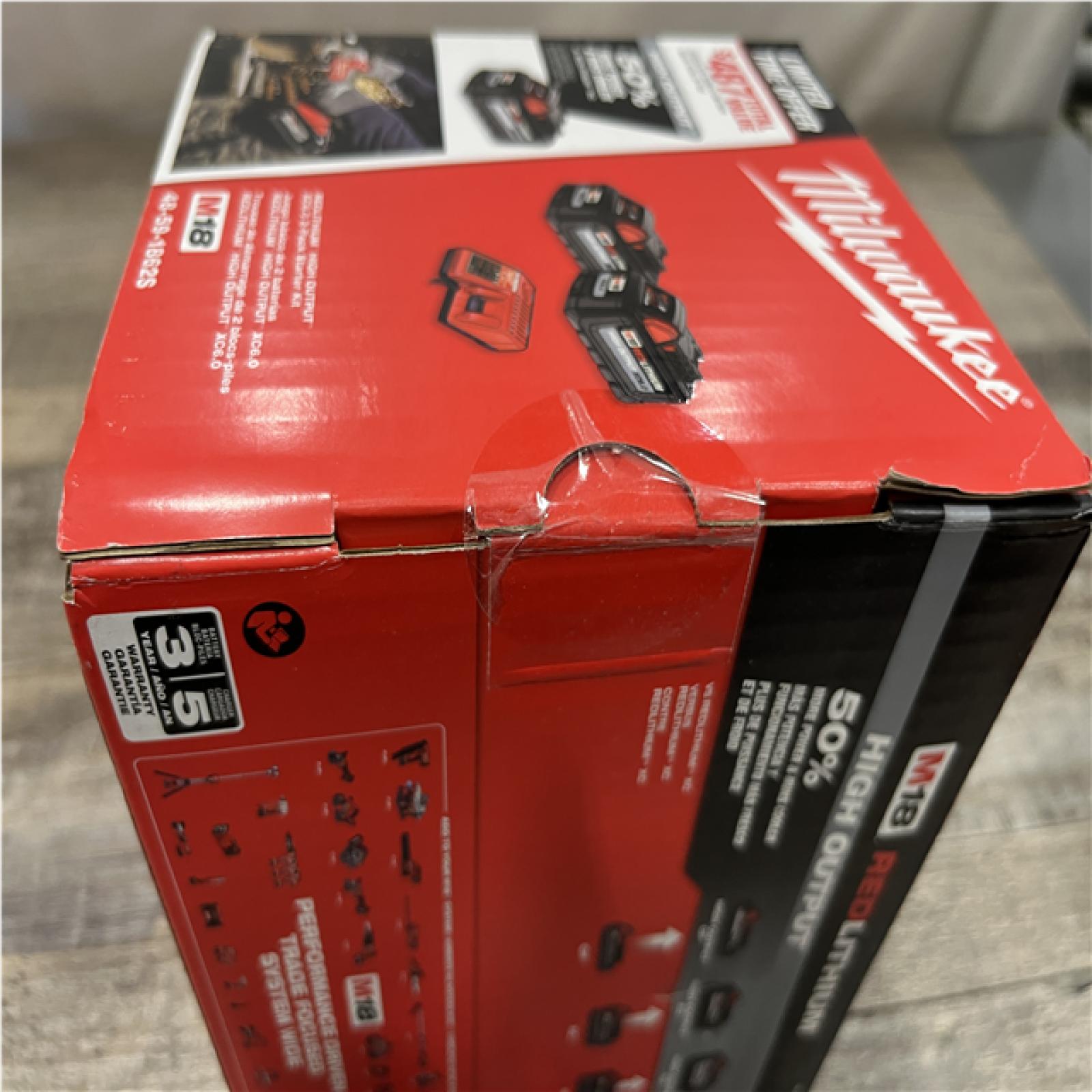 NEW - Milwaukee 18-Volt Lithium-Ion High Output Starter Kit