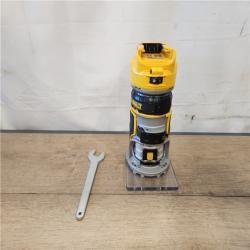 AS-IS- DEWALT 20V MAX XR Lithium-Ion Brushless Cordless Compact Router (Tool Only)