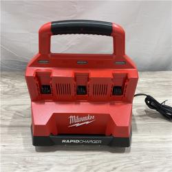 AS-IS Milwaukee M18 18V Lithium-Ion PACKOUT 6-Port Rapid Charger (Charger Only)
