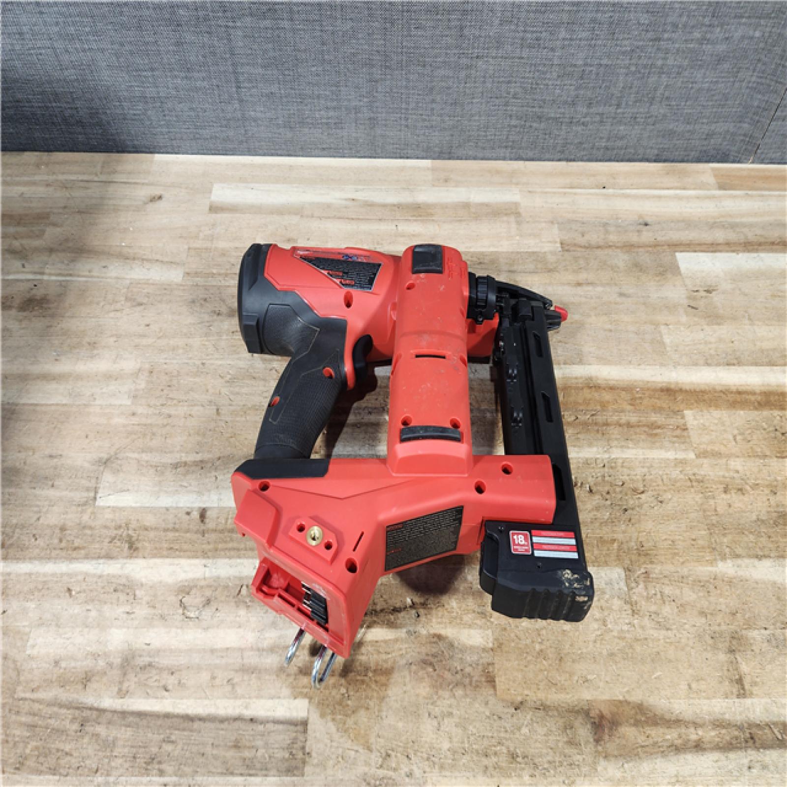 HOUSTON LOCATION - AS - IS Milwaukee FUEL 18-Volt Lithium-Ion Brushless Cordless 18-Gauge 1/4 in. Narrow Crown Stapler (Tool-Only)