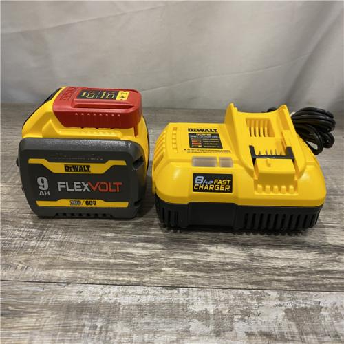 AS-IS DEWALT 20V/60V MAX FLEXVOLT Lithium-Ion 9.0Ah Battery and Charger Starter Kit