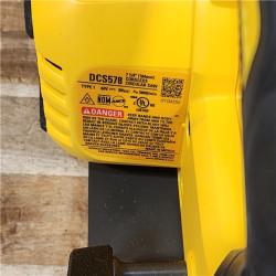 HOUSTON LOCATION - AS-IS (APPEARS LIKE NEW) DEWALT FLEXVOLT 60V MAX Cordless Brushless 7-1/4 in. Circular Saw with Brake (Tool Only)