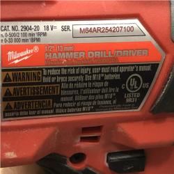 AS-IS Milwaukee FUEL 18V Lithium-Ion Brushless Cordless Hammer Drill and Impact Driver Combo Kit