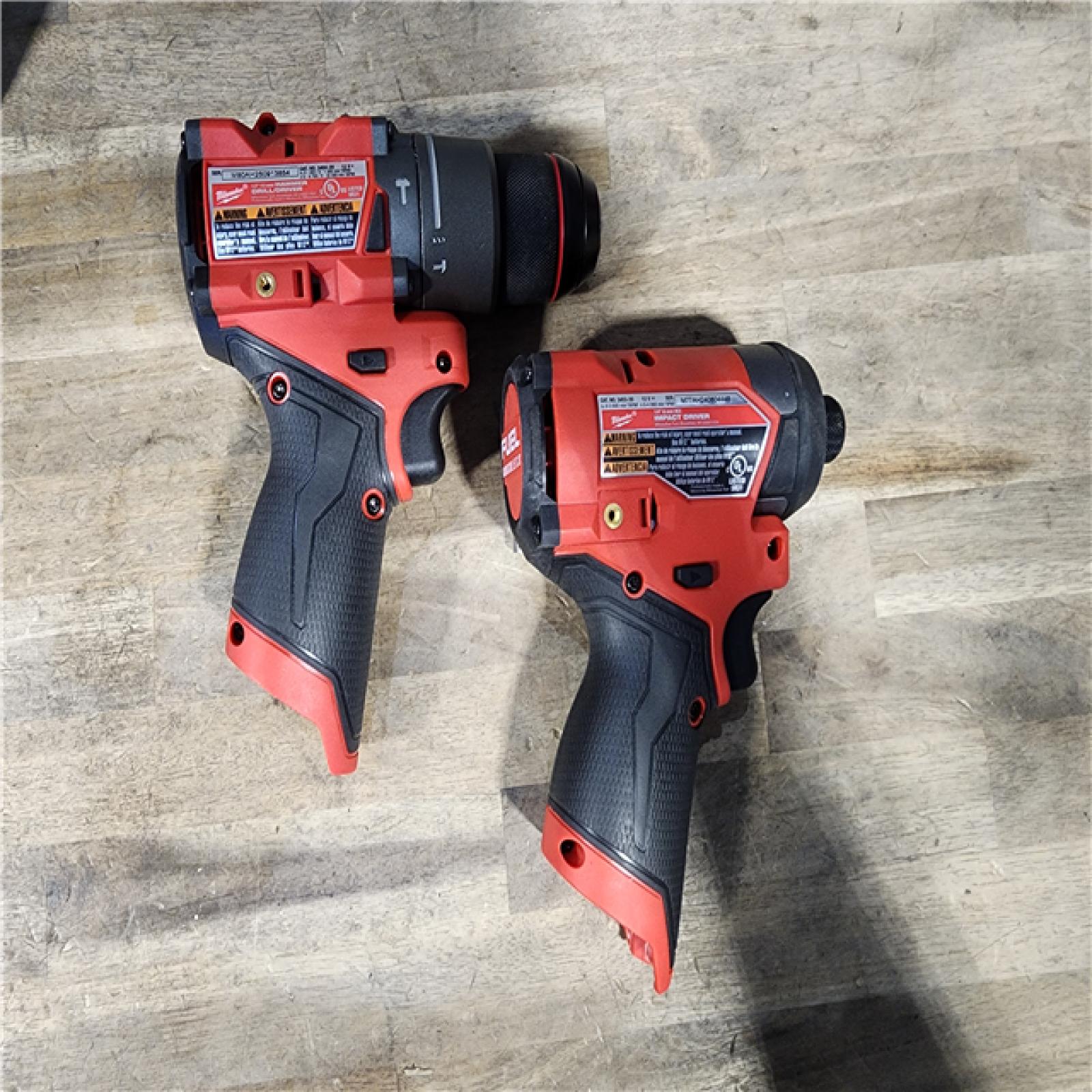 HOUSTON LOCATION - AS-IS Milwaukee 3497-22 12V Brushless Hammer Drill and Impact Driver Combo Kit