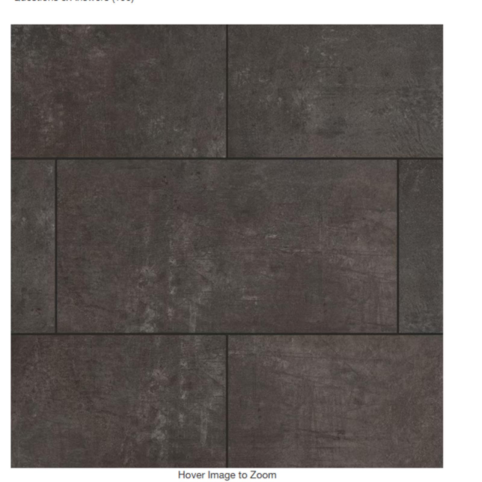 DALLAS LOCATION - Lifeproof Overlook Slate 22 MIL x 11.9 in. W x 23.8 in. L Click Lock Waterproof Vinyl Tile Flooring (17.7 sqft/case) 38 CASES