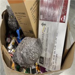 DALLAS LOCATION - AS-IS MIXED HOLIDAY DECORATIONS PALLET