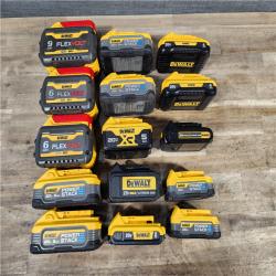 HOUSTON LOCATION - AS-IS DEWALT BATTERY PACK QTY - 15