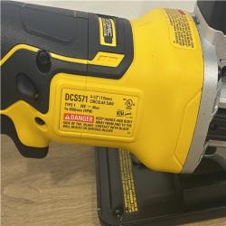 as-is DEWALT ATOMIC 20V MAX Cordless Brushless 4-1/2 in. Circular Saw (Tool Only)
