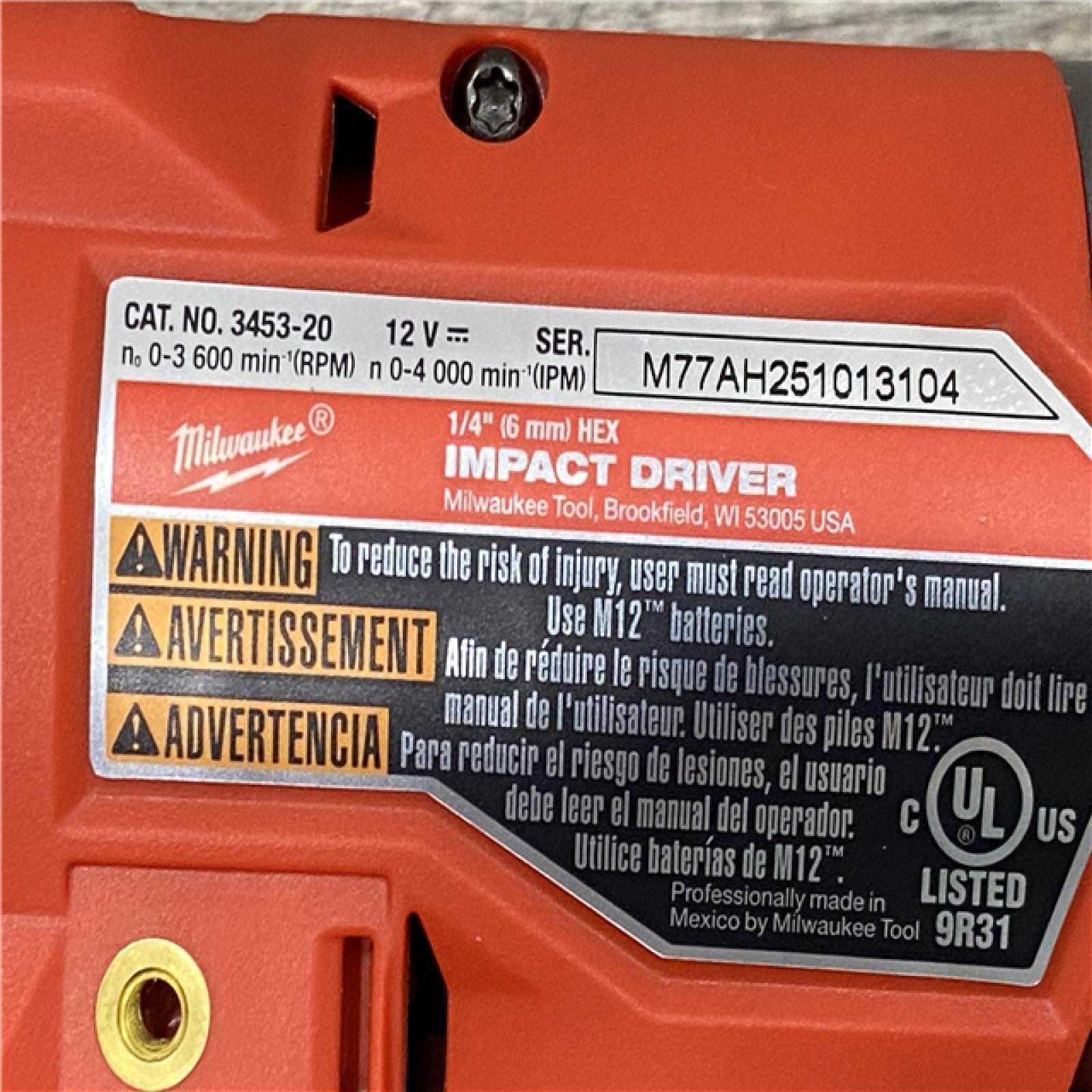 AS-IS Milwaukee FUEL 12-Volt Lithium-Ion Brushless Cordless Hammer Drill and Impact Driver Combo Kit