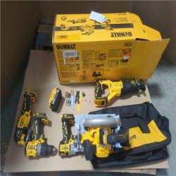 CALIFORNIA AS-IS DeWalt 5-Tool Combo Kit