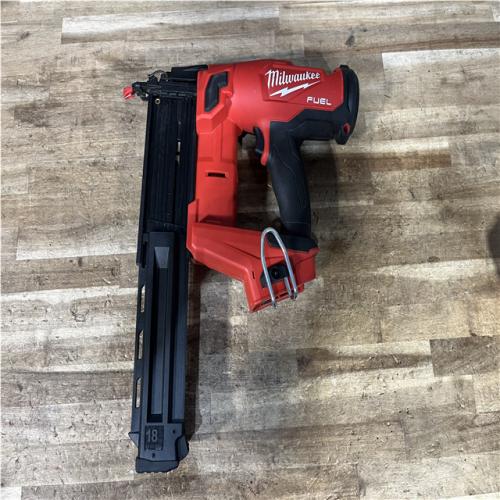 Houston Location AS-IS Milwaukee FUEL 18-Volt Lithium-Ion Brushless Cordless Gen II 18-Gauge Brad Nailer (Tool-Only)