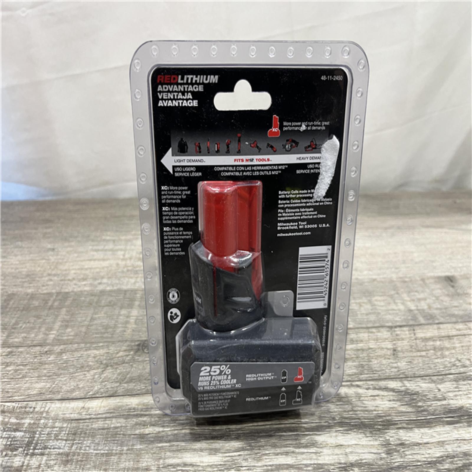 NEW - Milwaukee 12-Volt Lithium-Ion XC High Output 5.0 Ah Battery Pack