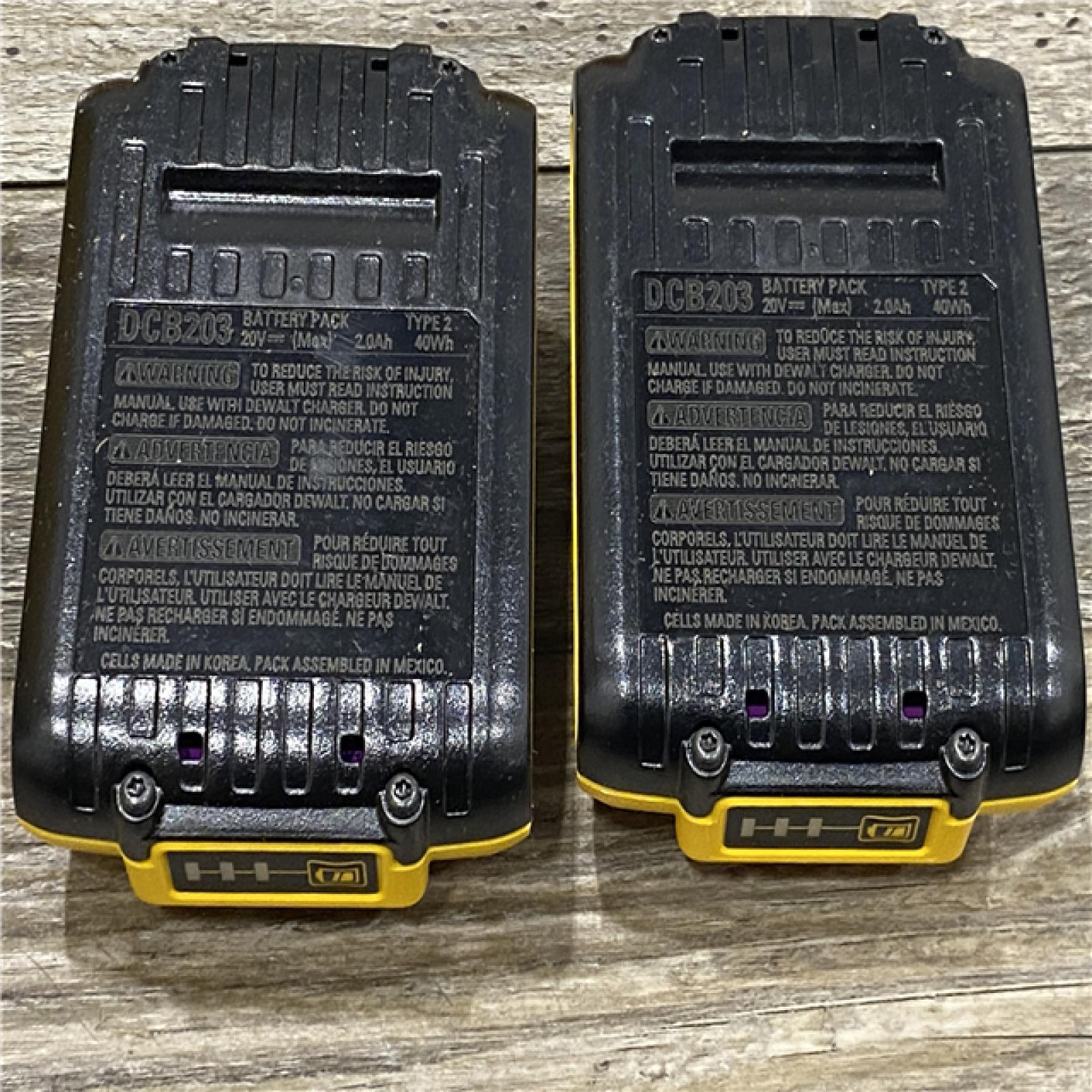 AS-IS DEWALT ATOMIC 20-Volt MAX Lithium-Ion Cordless Combo Kit