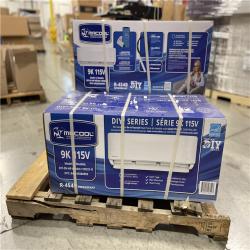 DALLAS LOCATION- NEW! MRCOOL 9K 115V DIY 5TH GEN AIR HANDLER PALLET (3 UNITS)
