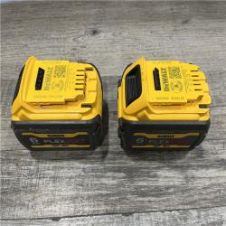 AS-IS DEWALT FLEXVOLT 20V/60V MAX Lithium-Ion 6.0Ah Battery Pack (2 Pack)