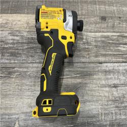 AS-IS DEWALT 20V MAX XR Lithium-Ion Brushless Cordless 3-Speed High Torque 1/4 in. Impact Driver Kit