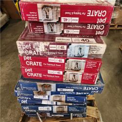 Phoenix AS-IS Pet Crate for Training and Travel Pallet (12 Cages)