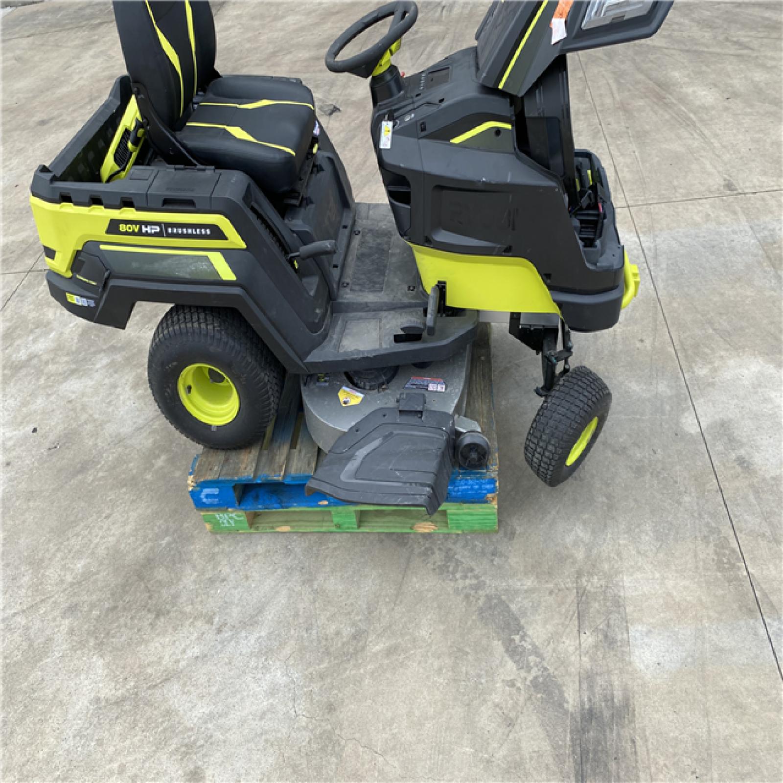 Houston Location AS IS - Ryobi 42 T42LI Riding Mower
