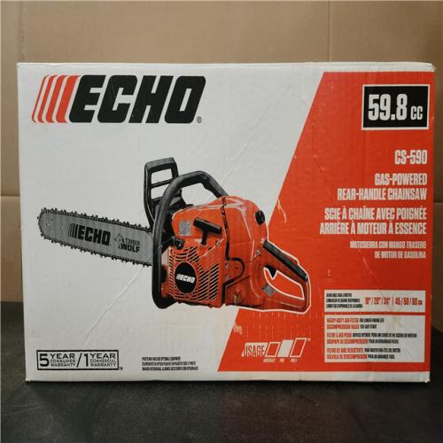 Phoenix NEW ECHO 20 in. 59.8 cc Gas 2-Stroke Rear Handle Timber Wolf Chainsaw