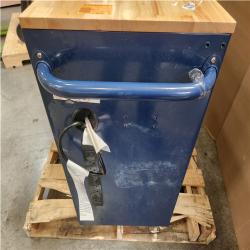 Phoenix LIKE NEW Husky Tool Storage 46 in. W x 18 in. D 9-Drawer Gloss Blue Mobile Workbench Cabinet