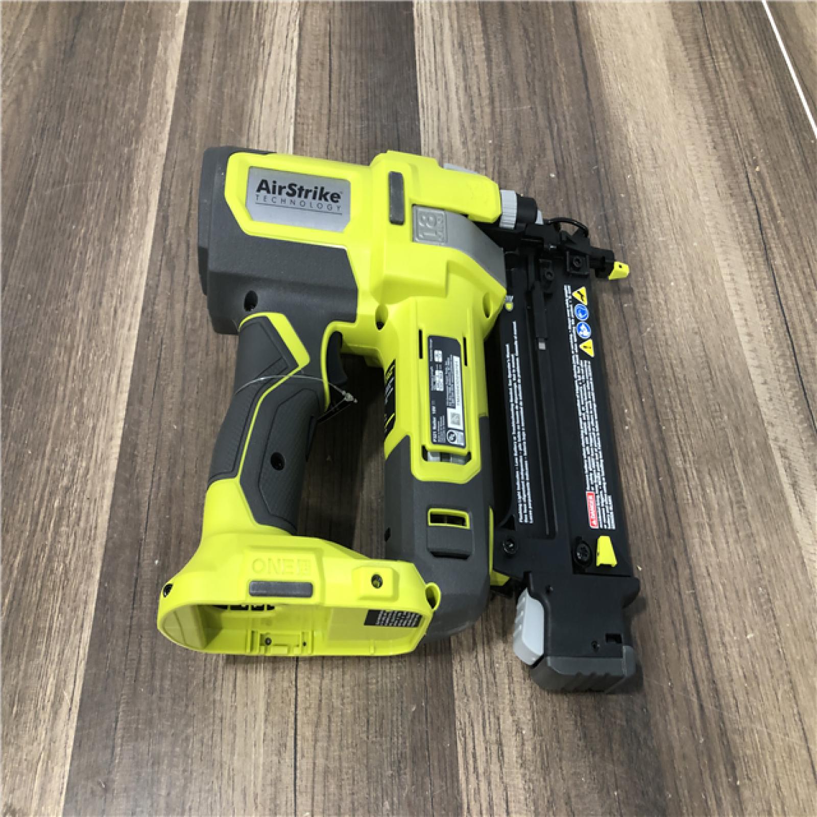 AS-IS RYOBI ONE+ 18V 18-Gauge Cordless AirStrike Brad Nailer (Tool Only)