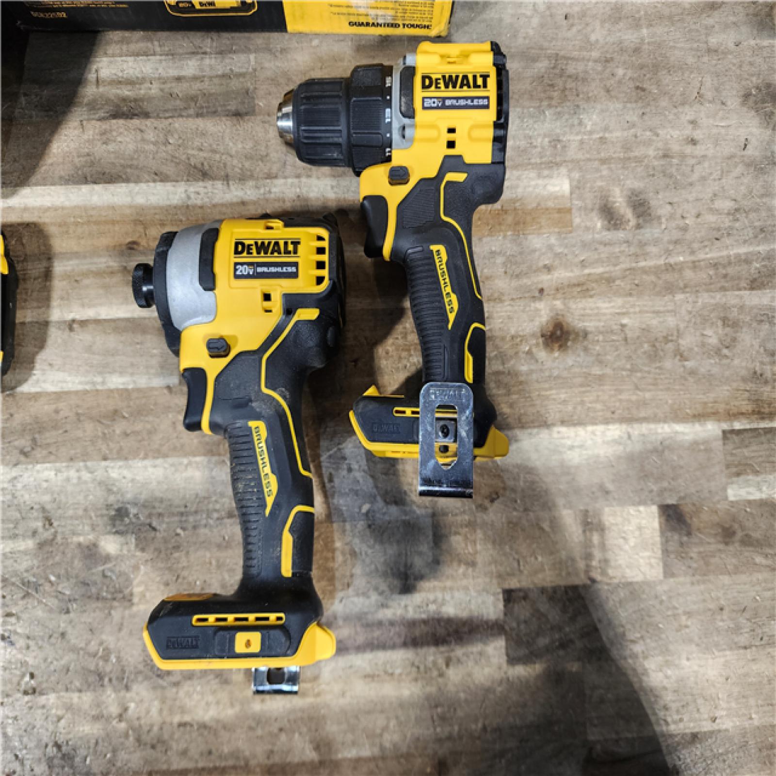 HOUSTON LOCATION - AS-IS DEWALT ATOMIC 20-Volt MAX Lithium-Ion Cordless Combo Kit
