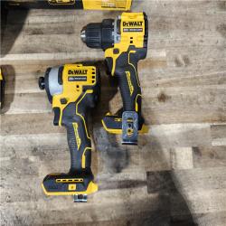 HOUSTON LOCATION - AS-IS DEWALT ATOMIC 20-Volt MAX Lithium-Ion Cordless Combo Kit
