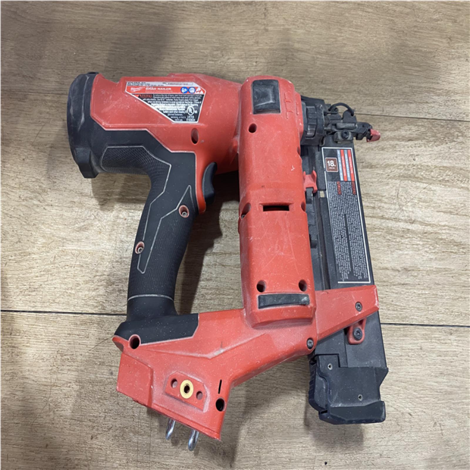 AS-IS Milwaukee FUEL 18-Volt Lithium-Ion Brushless Cordless Gen II 18-Gauge Brad Nailer (Tool-Only)