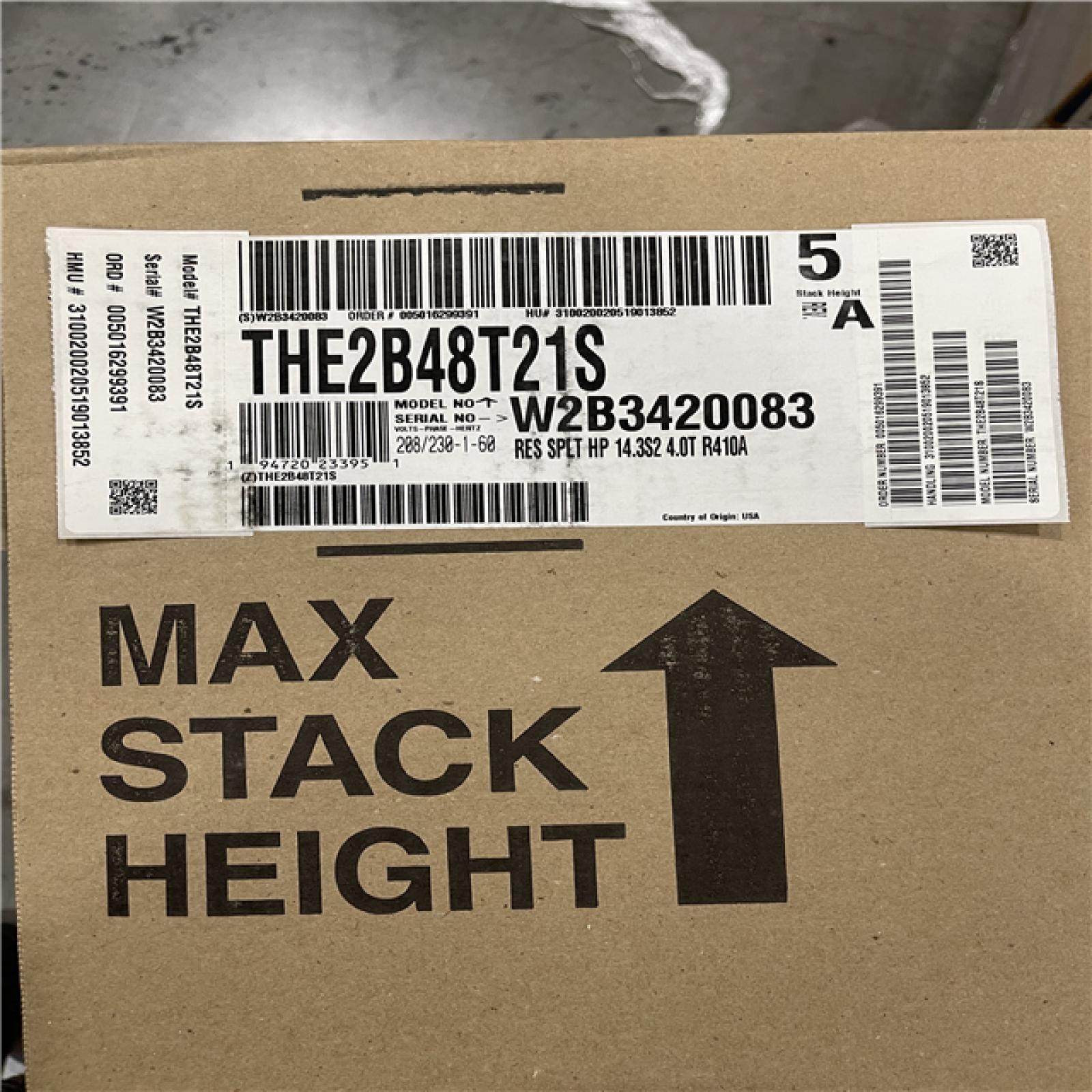 DALLAS LOCATION - JOHNSON CONTROLS 14.3 SEER2/8 208/230 V AC